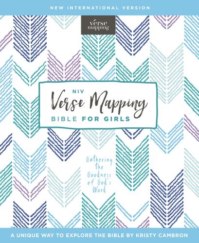 NIV, Verse Mapping Bible for Girls, Hardcover, Comfort Print