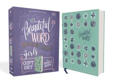 NIV, Beautiful Word Coloring Bible for Girls Pencil/Sticker Gift Set, Updated, Leathersoft over Board, Teal, Comfort Print