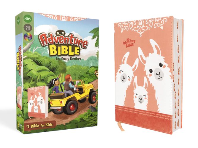 NIrV, Adventure Bible for Early Readers, Leathersoft, Coral, Full Color, Thumb Indexed Tabs