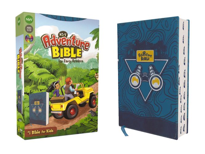 NIrV, Adventure Bible for Early Readers, Leathersoft, Blue, Full Color, Thumb Indexed Tabs