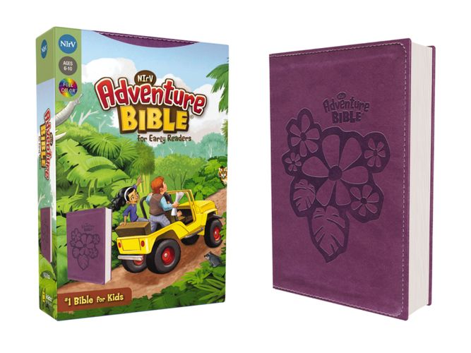 a NIrV, Adventure Bible for Early Readers, Leathersoft, Purple, Full Color