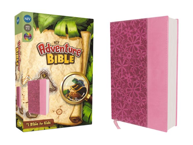NIV, Adventure Bible, Leathersoft, Pink, Full Color