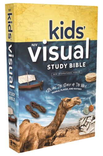 NIV, Kids’ Visual Study Bible, Hardcover, Blue, Full Color Interior