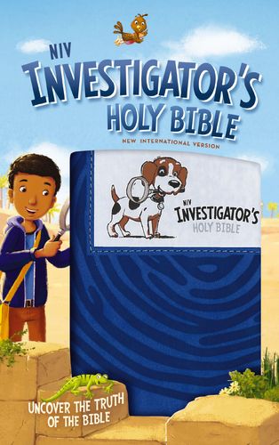 NIV, Investigator’s Holy Bible, Leathersoft, Blue