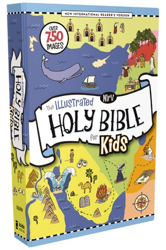NIrV, The Illustrated Holy Bible for Kids, Hardcover, Full Color, Comfort Print