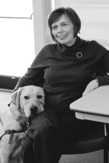 Mary Daheim - Courtesy Lisa Akin, Canine Companions for Independence