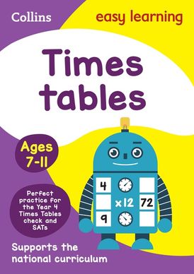 Times Tables Ages 7-11: Ideal for home learning (Collins Easy Learning KS2)