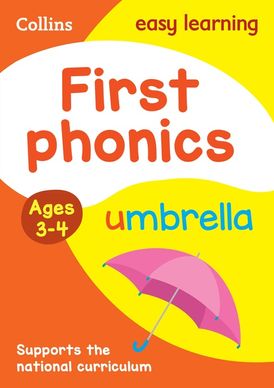 First Phonics Ages 3-4: Ideal for home learning (Collins Easy Learning Preschool)