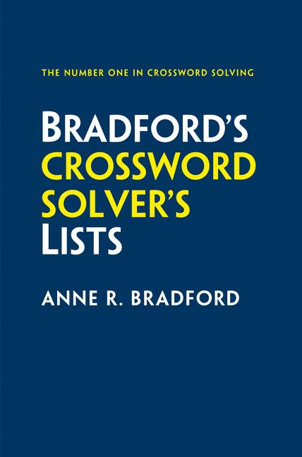 Collins Bradford S Crossword Solver S Lists Anne R Bradford E