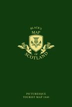 Black’s Map of Scotland: Picturesque tourist map 1840 Sheet map, folded  by Adam Black