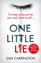 One Little Lie Paperback  by Sam Carrington