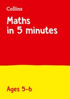 Maths in 5 Minutes a Day – Maths in 5 Minutes a Day Age 5-6: Ideal for use at home Paperback  by Collins KS1