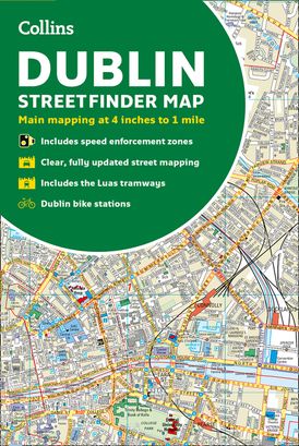Collins Dublin Streetfinder Colour Map: Ideal for exploring