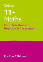 Collins 11+ Practice – 11+ Maths Complete Revision, Practice & Assessment for CEM: For the 2022 CEM Tests Paperback  by Collins 11+