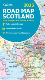 2023 Collins Road Map of Scotland: Folded Road Map (Collins Road Atlas) Sheet map, folded NED by Collins Maps