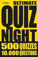 Collins Ultimate Quiz Night: 10,000 easy, medium and hard questions with picture rounds (Collins Puzzle Books) Paperback  by Collins Puzzles