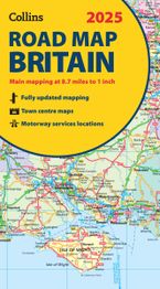 2025 Collins Road Map of Britain: Folded Road Map (Collins Road Atlas)