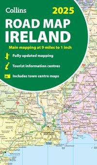 2025-collins-road-map-of-ireland-folded-road-map-collins-road-atlas