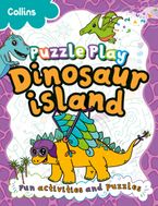 Puzzle Play Dinosaur Island Paperback  by Kia Marie Hunt