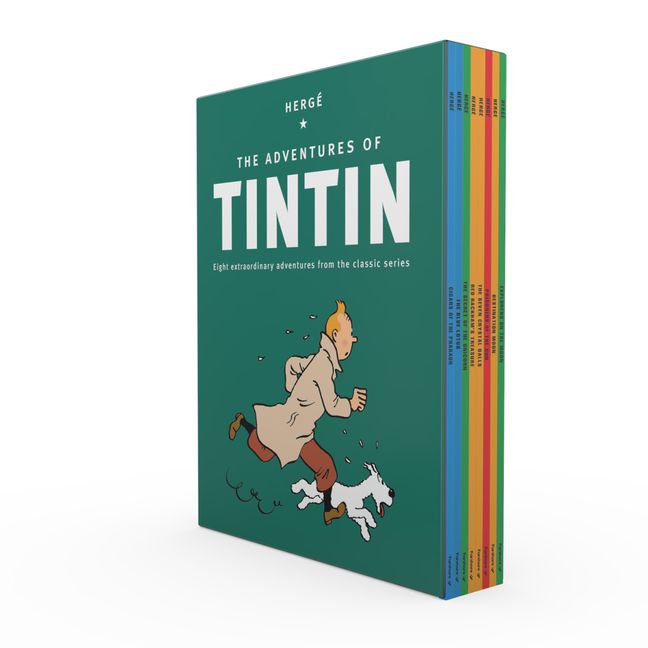 The Adventures of Tintin: 8 Title Paperback Boxed Set: The