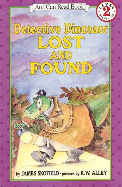Detective Dinosaur Lost and Found Book Cover