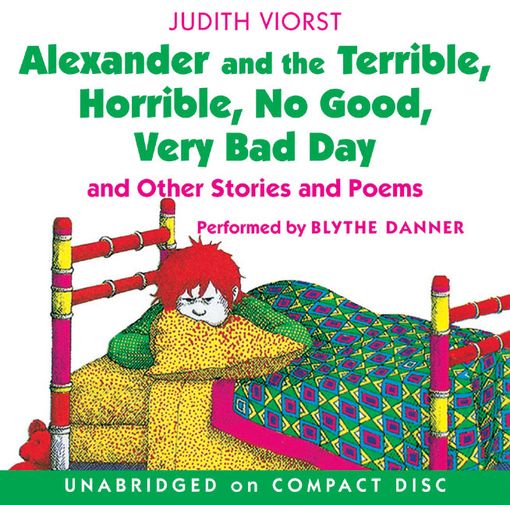 Alexander And The Terrible Horrible No Good Very Bad Day Cd