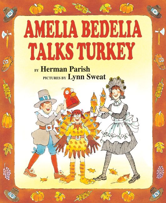 Amelia Bedelia Talks Turkey Book Cover