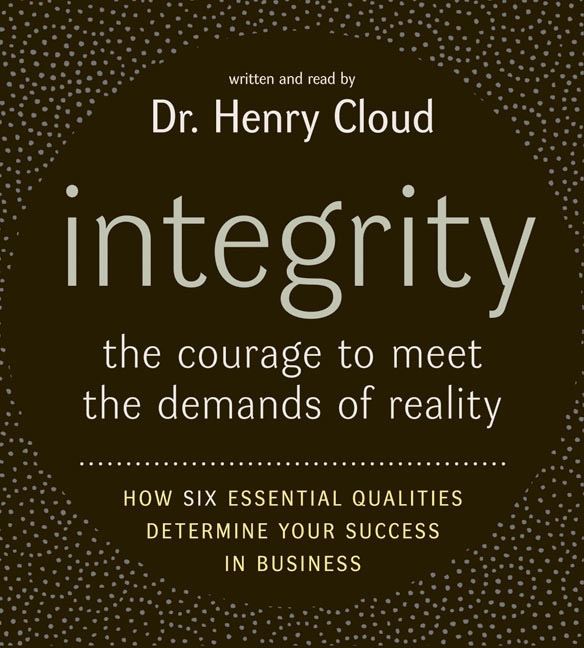 Book cover image: Integrity CD: The Courage to Meet the Demands of Reali