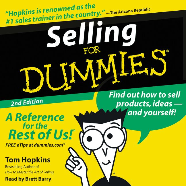 Selling For Dummies 2nd Edition Book Cover
