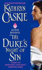 The Duke's Night of Sin Paperback  by Kathryn Caskie