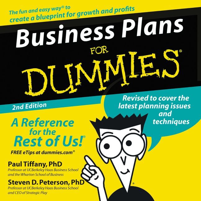 Business Plans For Dummies 2nd Ed Paul Tiffany