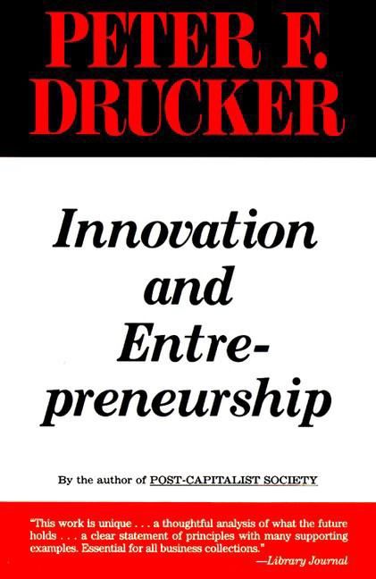 Book cover image: Innovation and Entrepreneurship