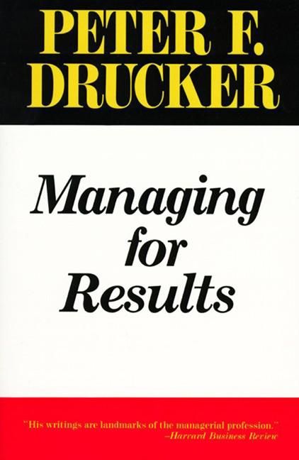 Book cover image: Managing for Results