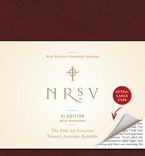 NRSV XL with Apocrypha (burgundy) Hardcover  by Harper Bibles