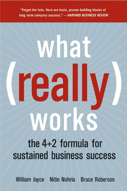 Book cover image: What Really Works: The 4+2 Formula For Sustained Business Success