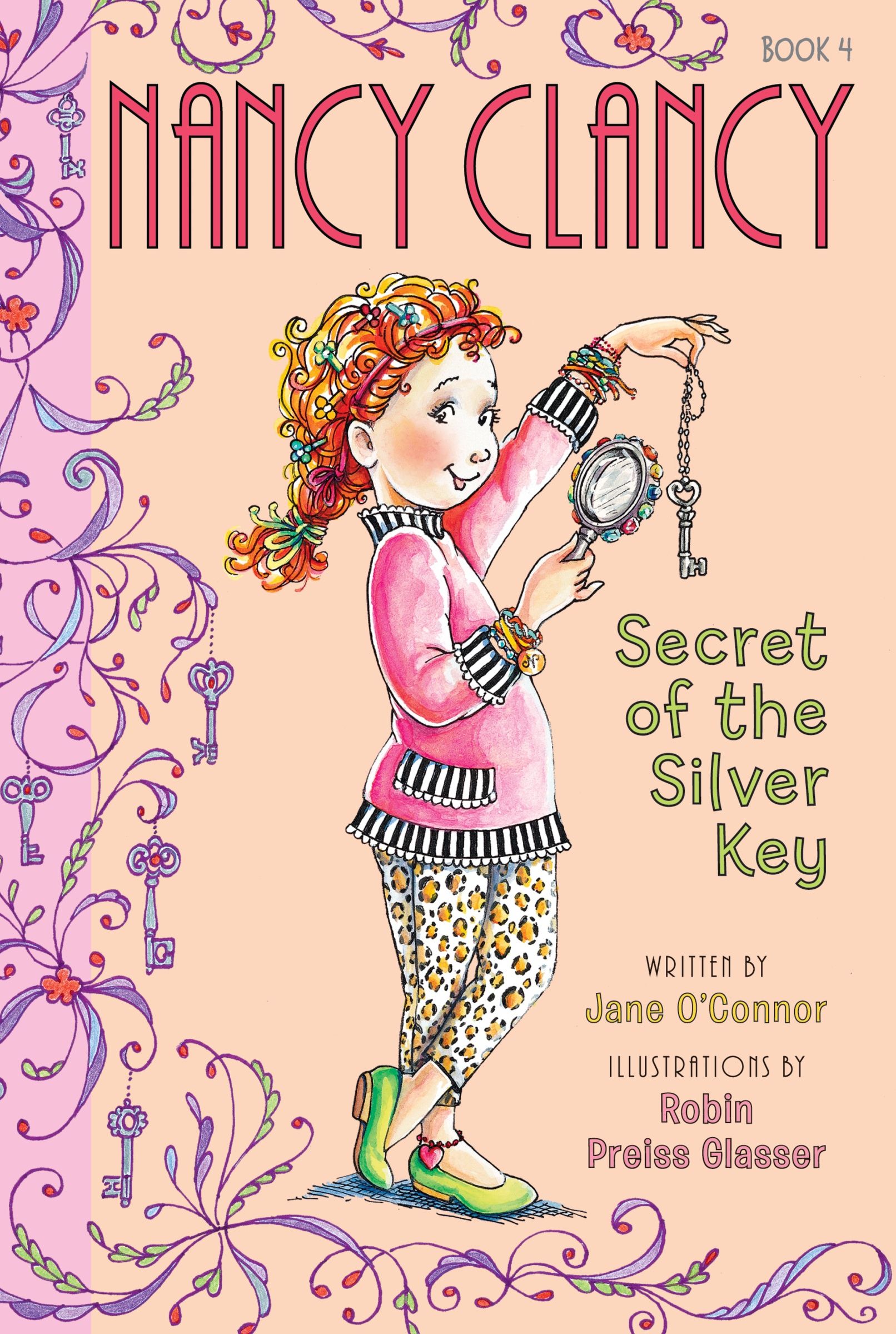 Fancy Nancy: Nancy Clancy, Secret of the Silver Key Book Cover