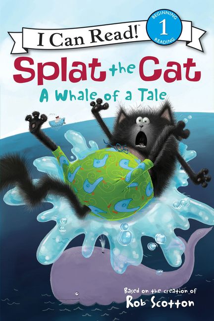 Splat the Cat: A Whale of a Tale Book Cover
