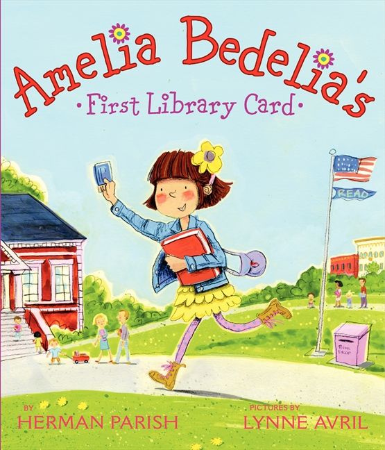 Book cover of amelia bedelias first library card