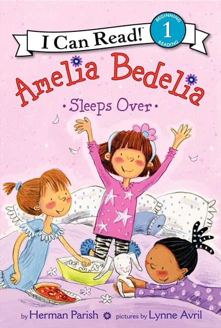 Amelia Bedelia Sleeps Over Book Cover
