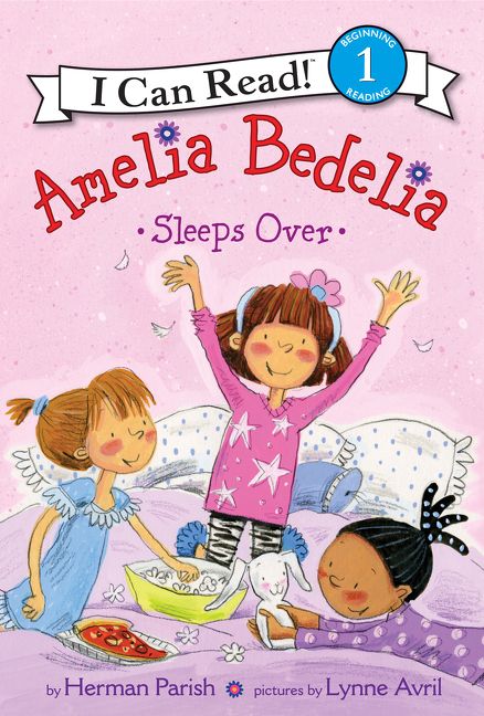 Amelia Bedelia Sleeps Over Book Cover