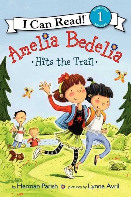 Book cover of amelia bedelia hits the trail