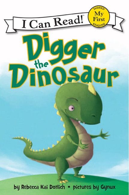 Digger the Dinosaur Book Cover