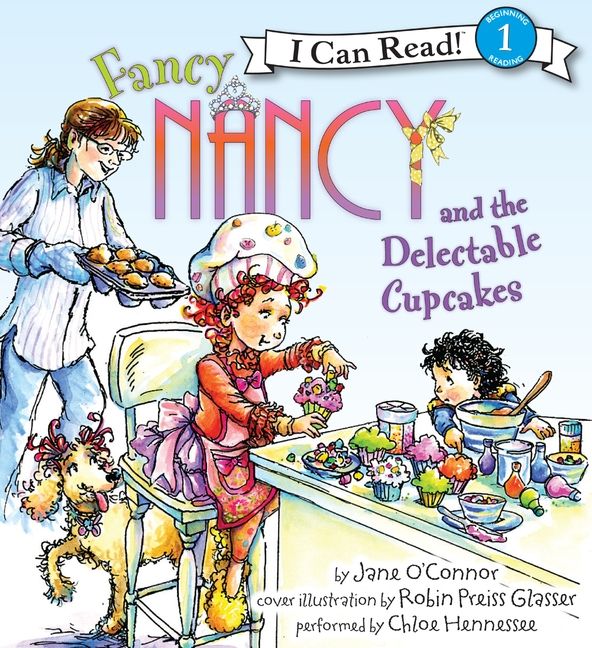 Fancy Nancy and the Delectable Cupcakes Unabridged Book Cover