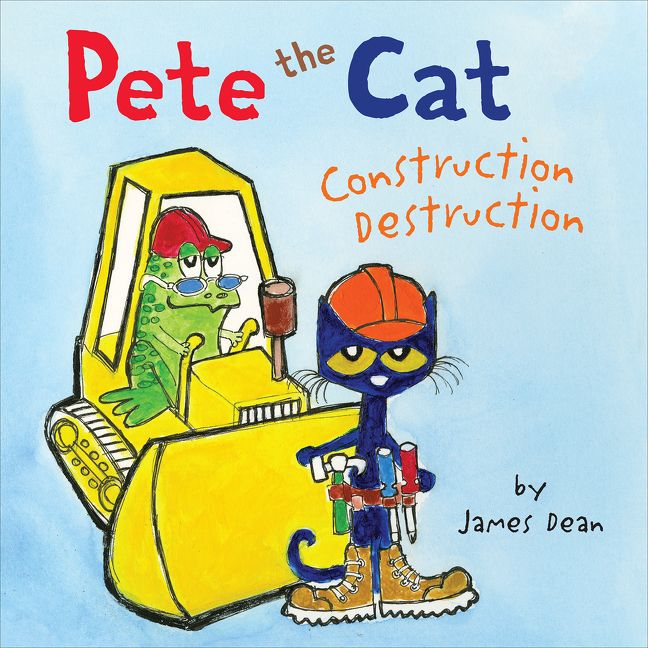 Pete the Cat: Construction Destruction Book Cover