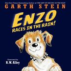 Enzo Races in the Rain! Hardcover  by Garth Stein