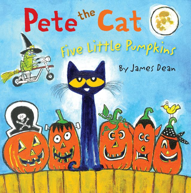 Pete the Cat: Five Little Pumpkins Book Cover