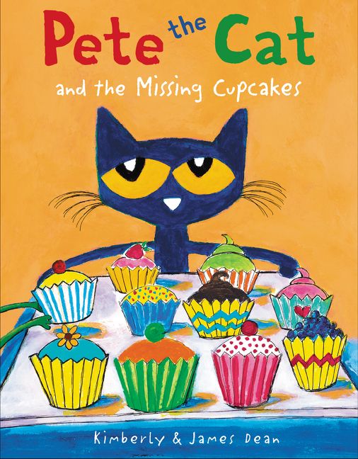 Pete the Cat and the Missing Cupcakes Book Cover