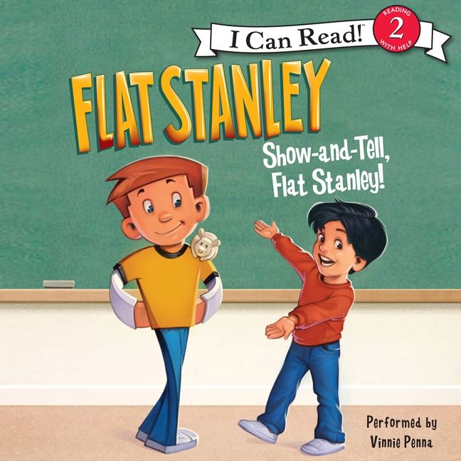 Flat Stanley: Show-and-Tell, Flat Stanley! Unabridged Book Cover