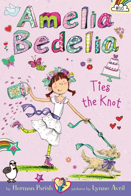 Amelia Bedelia Chapter Book #10: Amelia Bedelia Ties the Knot Book Cover