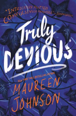 Image result for truly devious book cover